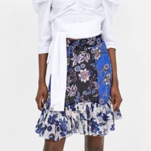 Zara | Patchwork Floral Skirt